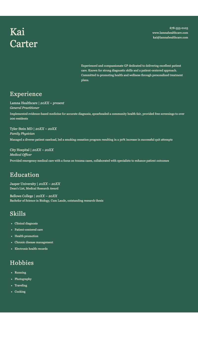 Monochrome professional resume - Sleek medical resume highlighting experience, education, and skills for healthcare professionals seeking new roles.